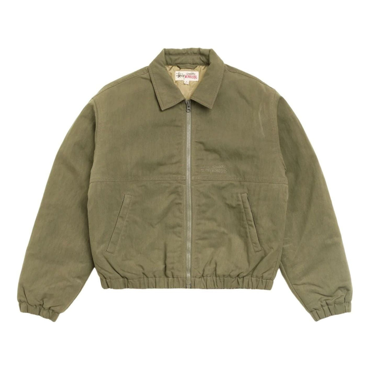 Stussy Nyco Collared Work Jacket 'Green' 115947-GREN - Stussy Professional Edition