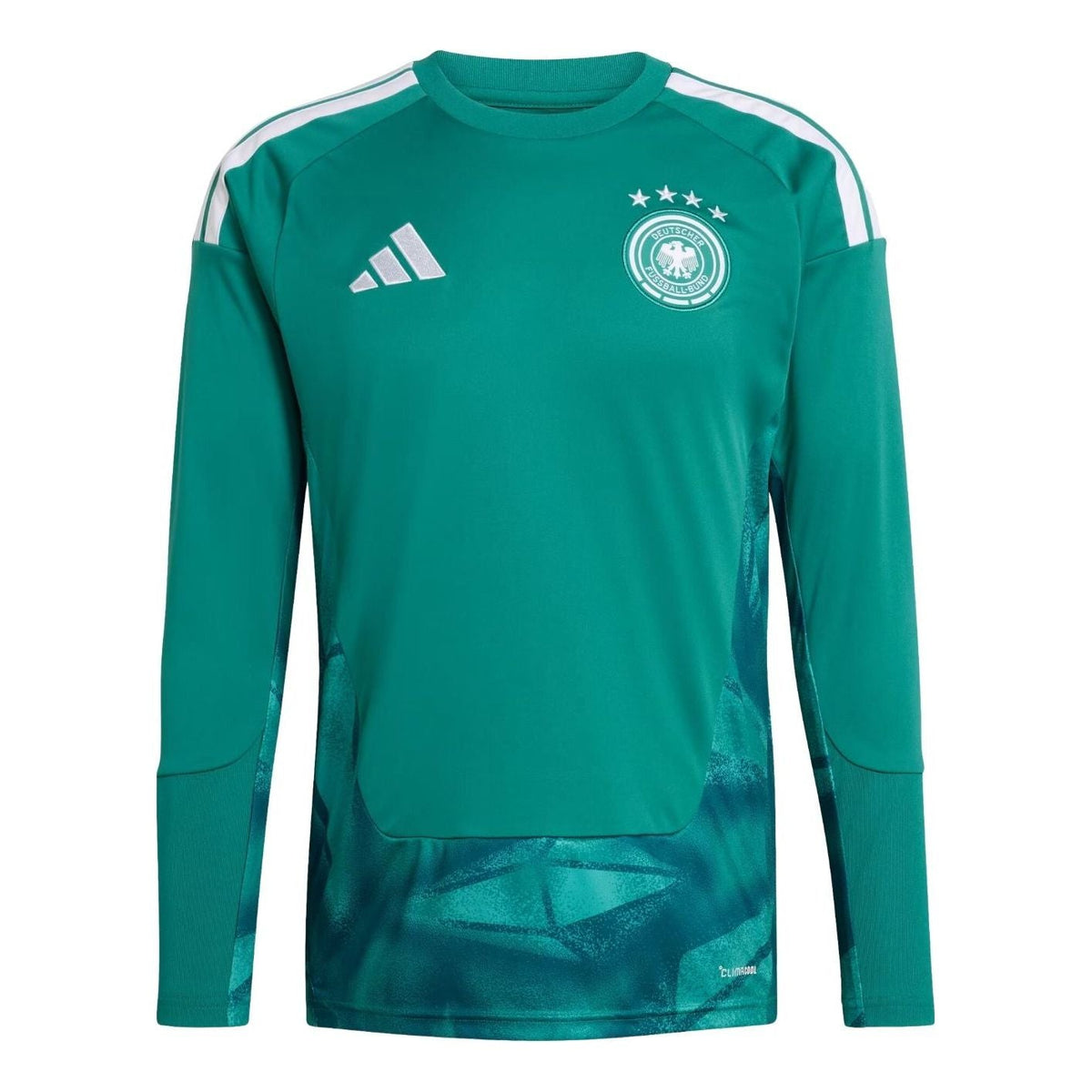 adidas Germany 26 Home Goalkeeper Long Sleeve Jersey Asia Sizing 'Active Green' JM3716