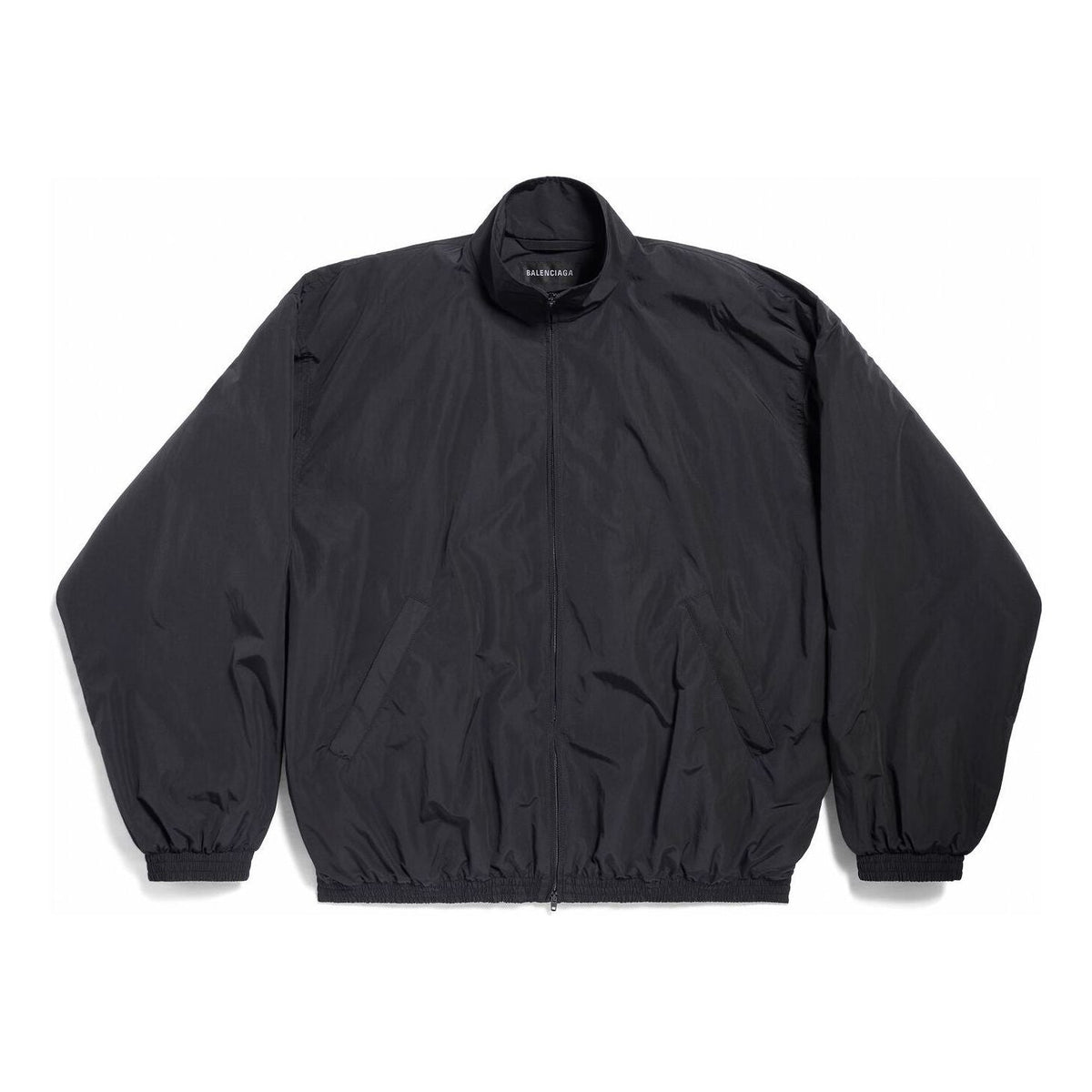 (WMNS) Balenciaga Diy Metal Outline Tracksuit Jacket 'Black' 773063TNQ251000
