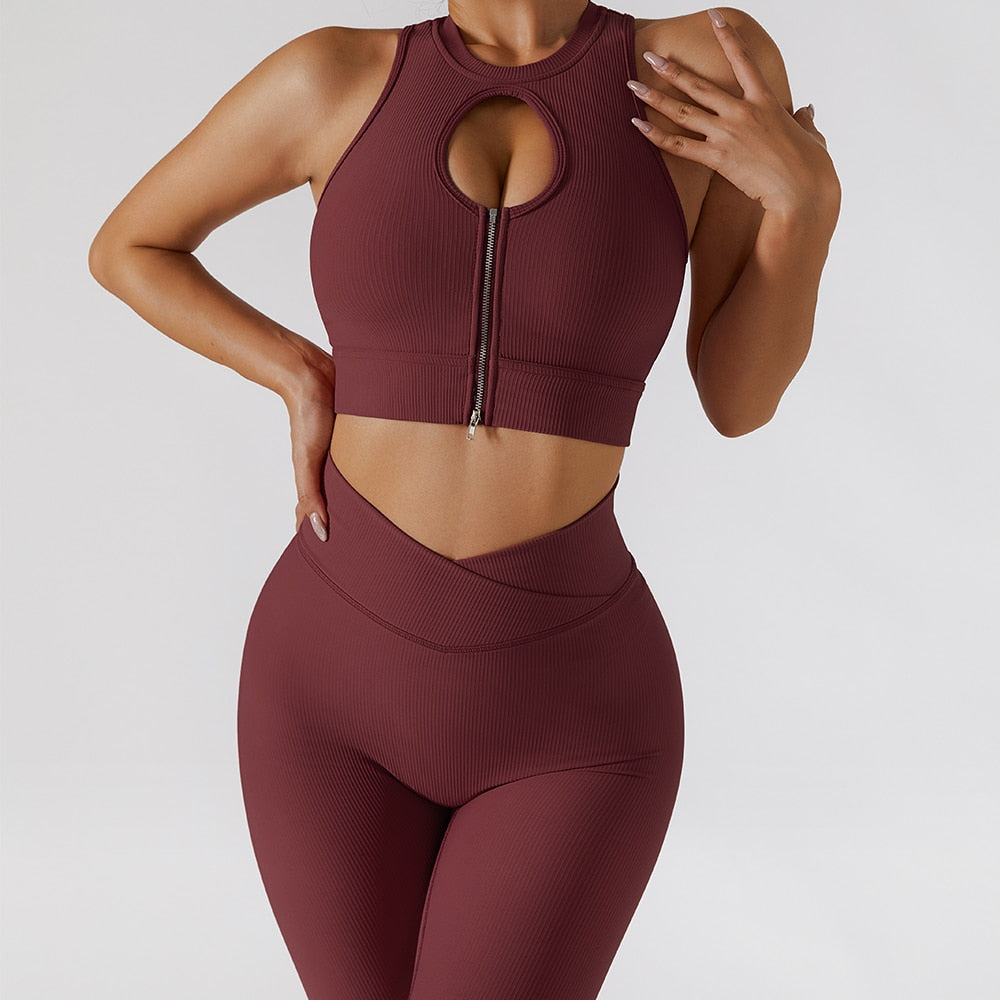 Seamless Women Yoga Suit