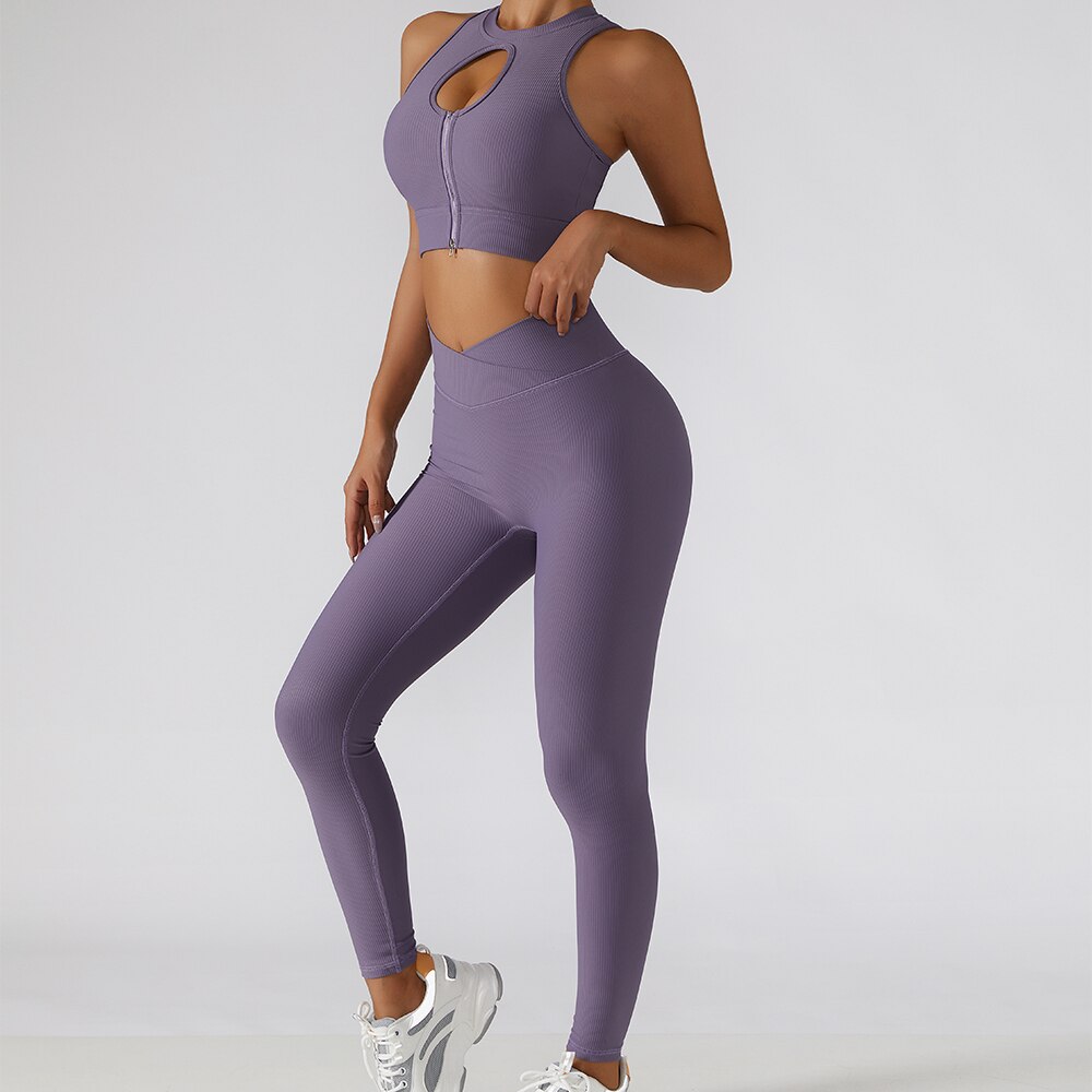 Seamless Women Yoga Suit