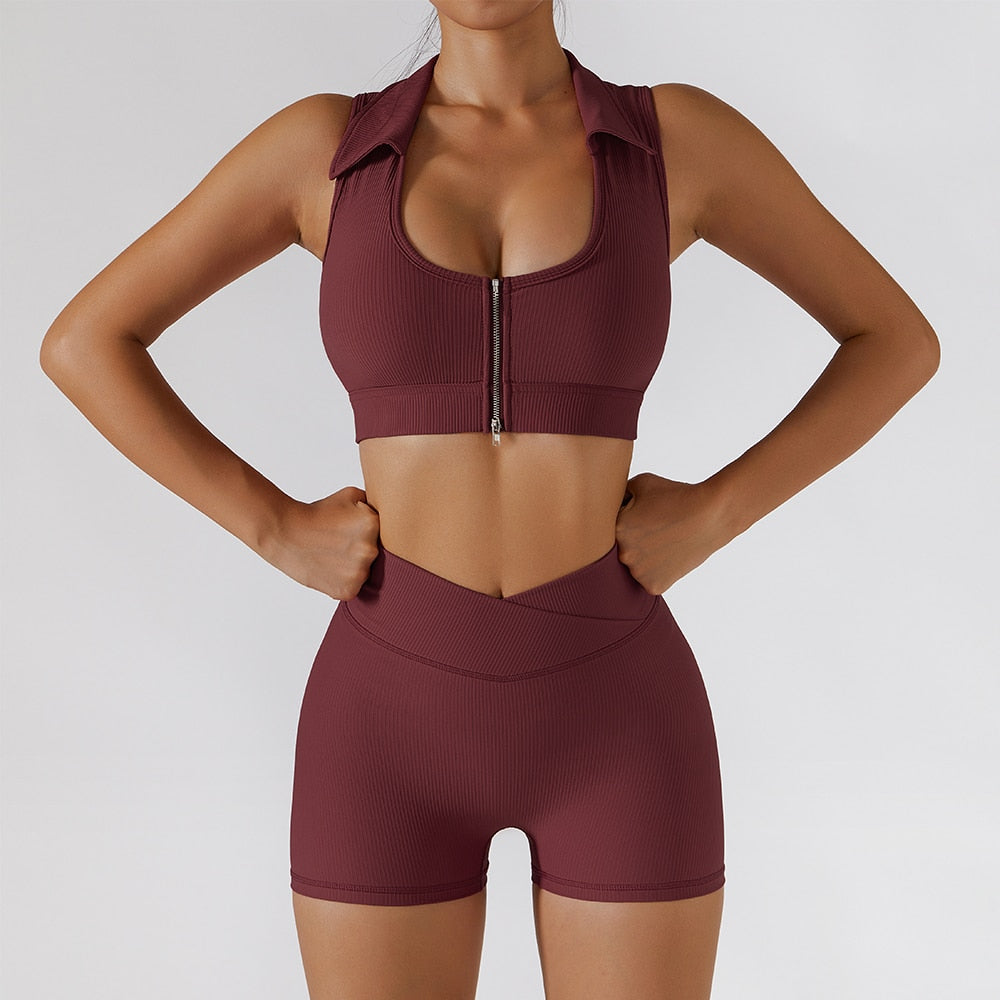 Seamless Women Yoga Suit