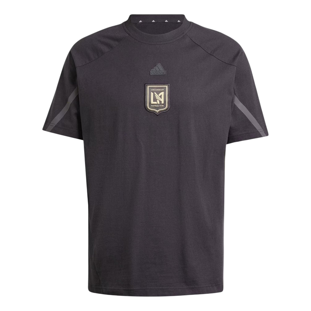 adidas Los Angeles FC Designed for Gameday Travel T-shirt Asia Sizing 'Black' IQ0718
