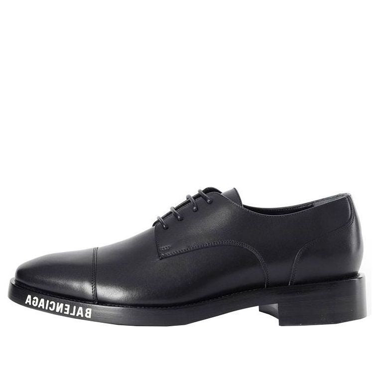 Balenciaga Derby Lace Up Shoes 'Black' 590716WA6F01000
