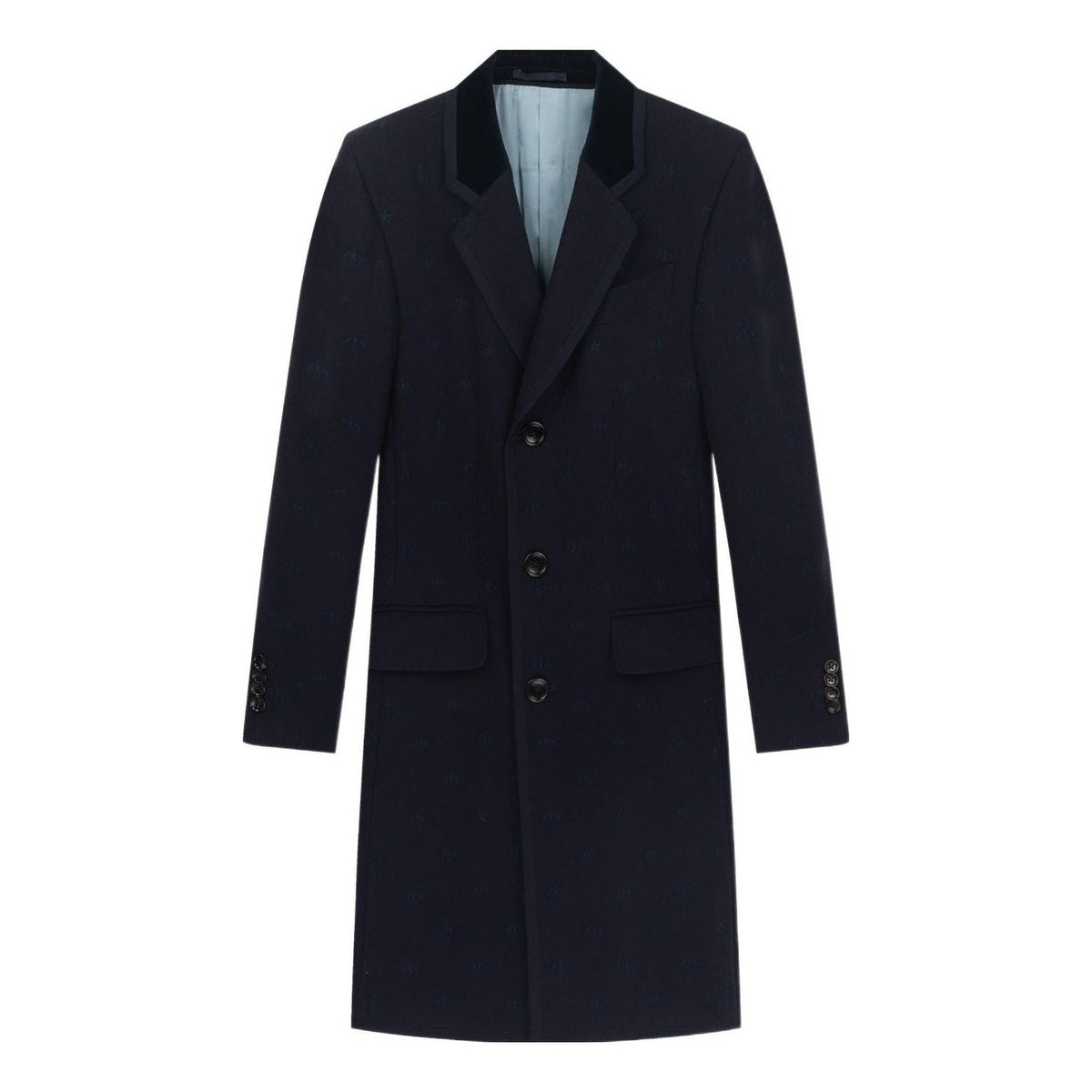 Gucci Bee Embroidered Wool Coat 'Black' 522526-Z510C-4240
