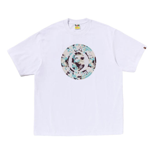 A Bathing Ape Map Camo Busy Works Relaxed Fit T-Shirt 'White' 1L30-110-320-WHT