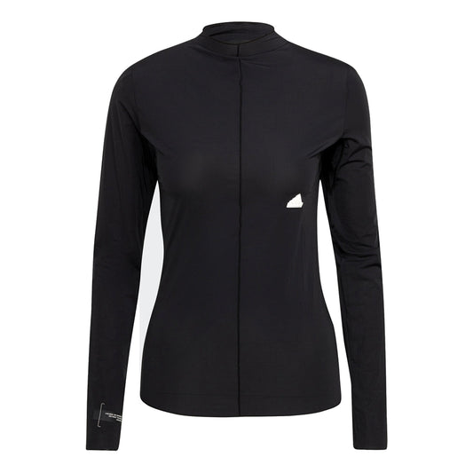 (WMNS) adidas Long Sleeve T-Shirt Asia Sizing 'Black' HM2838