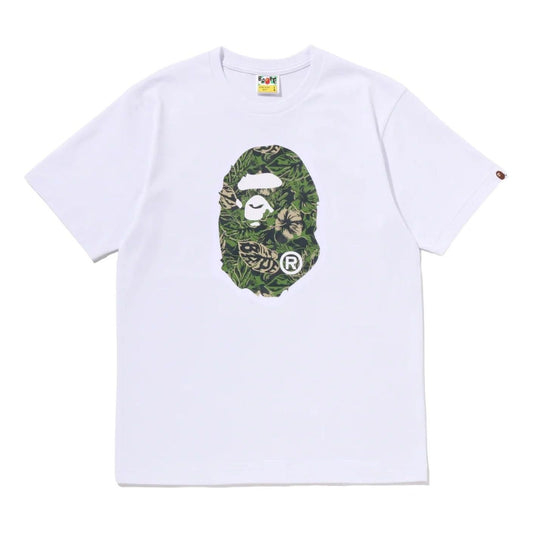 A Bathing Ape Resort Ape Head Relaxed Fit T-Shirt 'White' 0ZXTEM321101QWHX