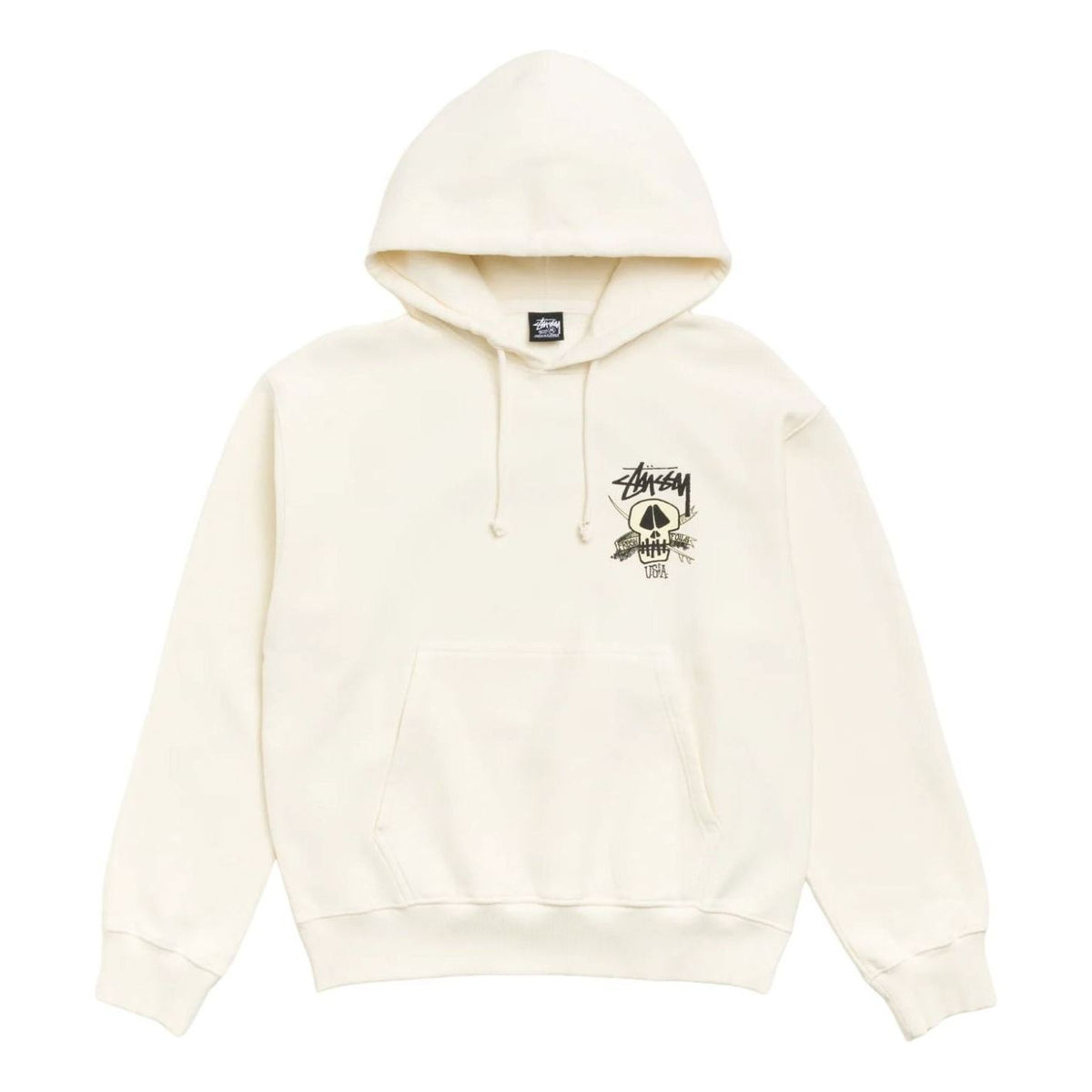 Stussy Fresh Foils Hoodie Garment Dyed 'Bone' 1925216-BONE - Stussy Professional Edition