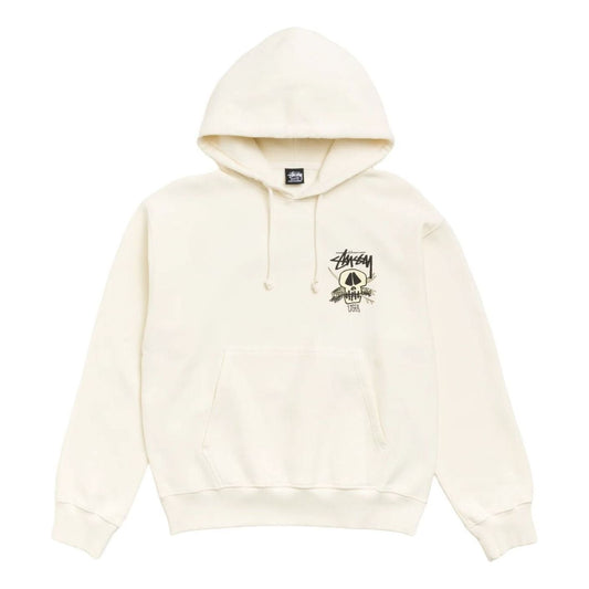 Stussy Fresh Foils Hoodie Garment Dyed 'Bone' 1925216-BONE - Stussy Professional Edition