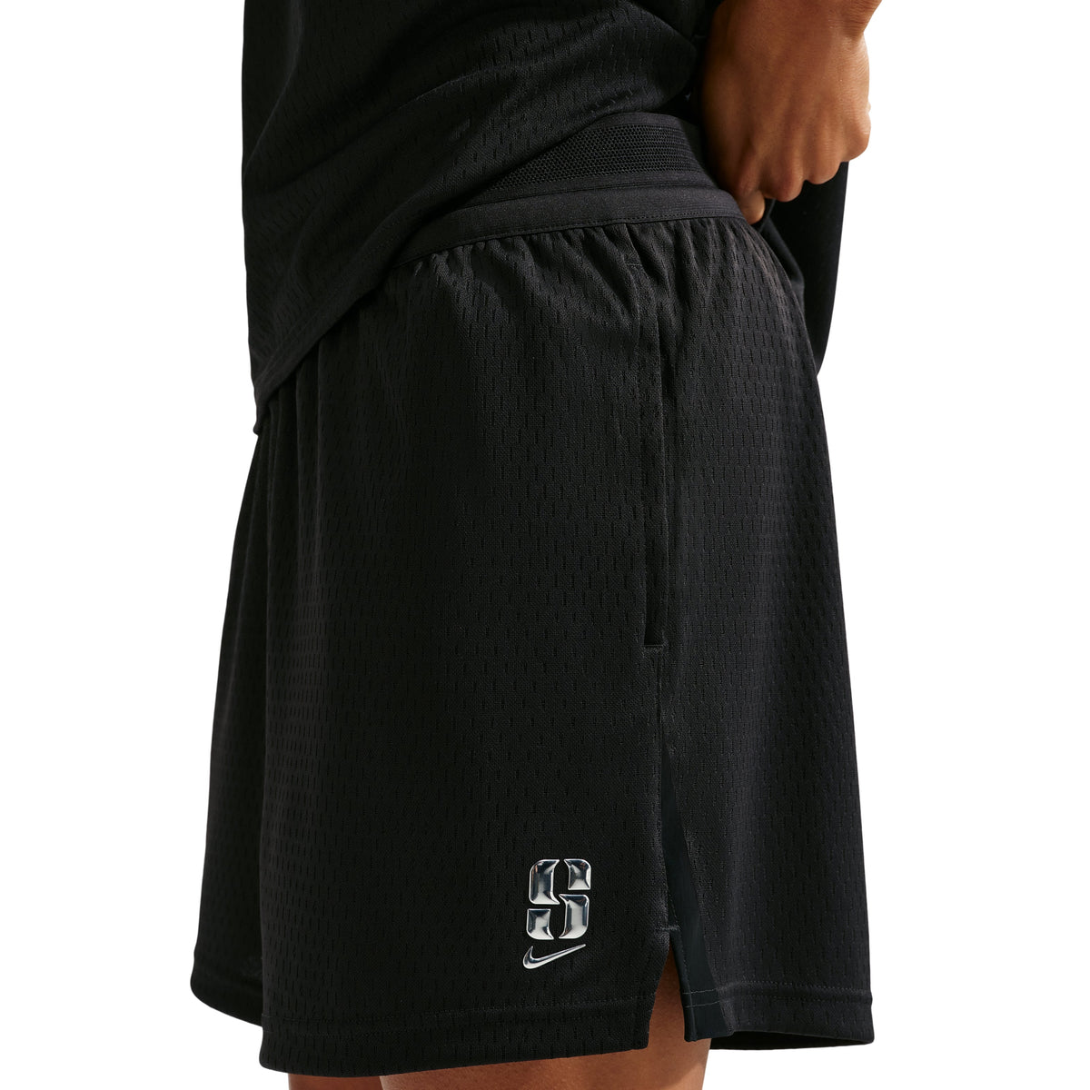 Nike x Sabrina Aero-FIT Shorts 'Black Ice Silver' IW8113-010 - Nike Professional Edition