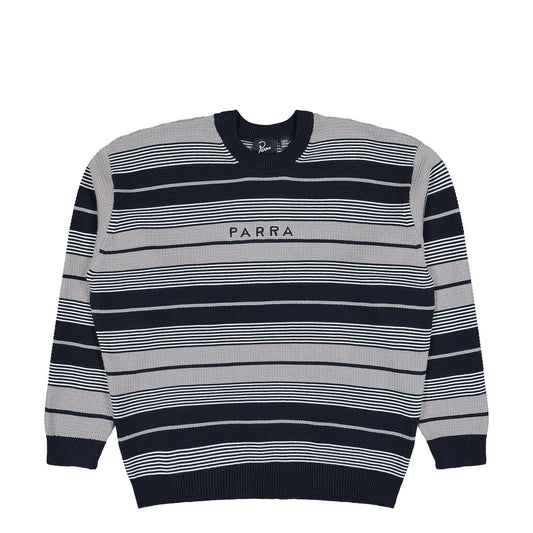 Neatly Striped Knitted Pullover