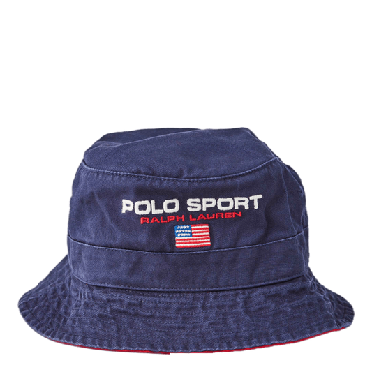 Polo Sport Chino Bucket Hat Navy