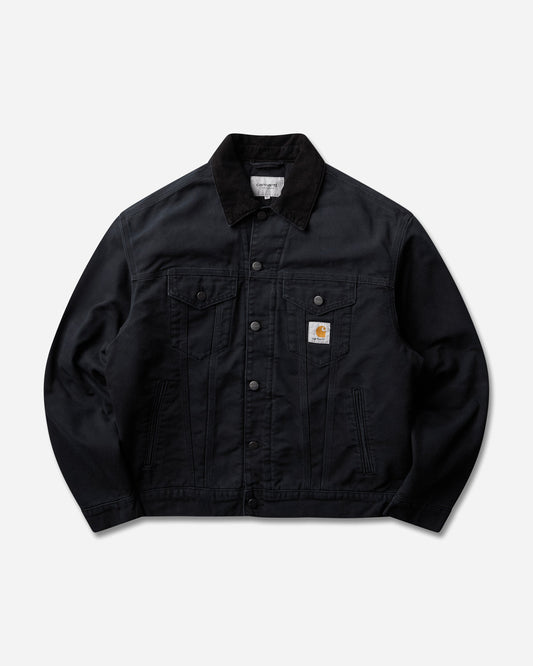 Men's OG Trucker Jacket Black (Stone Canvas)