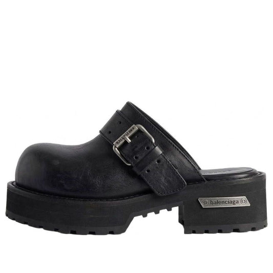 (WMNS) Balenciaga Venom Mule 'Black' 866571WBEQ41081