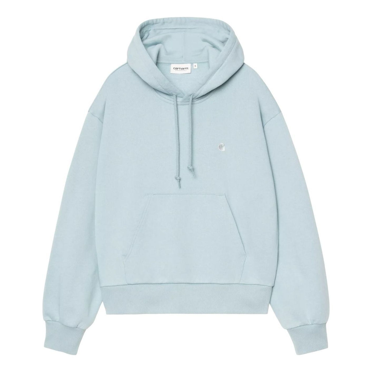 (WMNS) Carhartt WIP Hooded Casey Sweatshirt 'Tourmaline Silver' I032644-3MU-XX