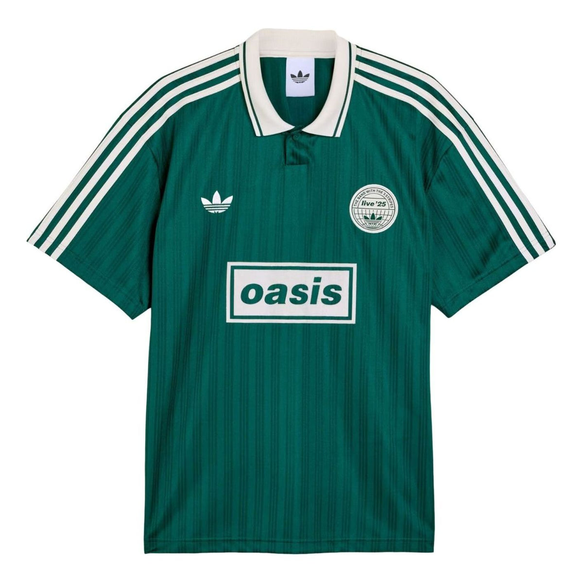 adidas Tour Jacquard Jersey Asia Sizing 'Collegiate Green Cream White' KW6284