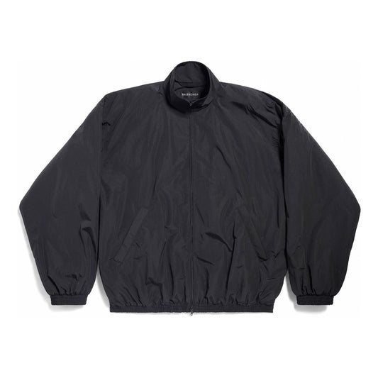 (WMNS) Balenciaga Diy Metal Outline Tracksuit Jacket 'Black' 773063TNQ251000