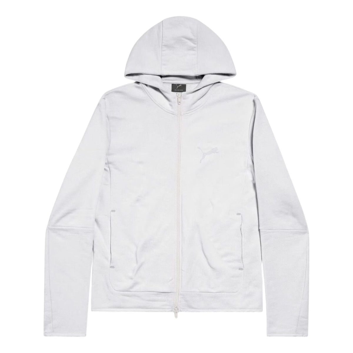 Balenciaga x Puma Hooded Fitted Tracksuit Jacket 'White' 846990TTVA49060