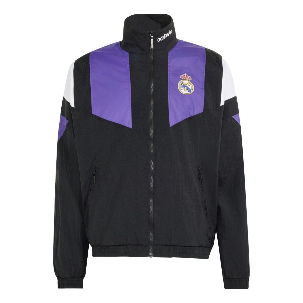 adidas Real Madrid EQT Tracksuit Top Asia Sizing 'Black' KG5373