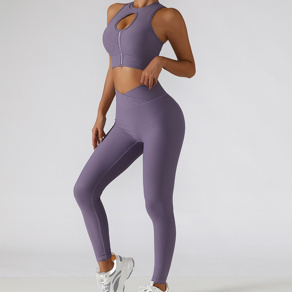 Seamless Women Yoga Suit