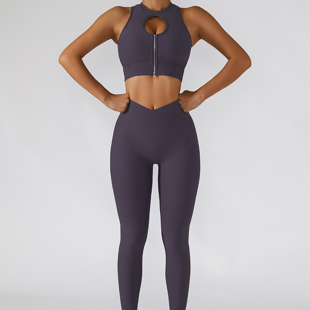 Seamless Women Yoga Suit