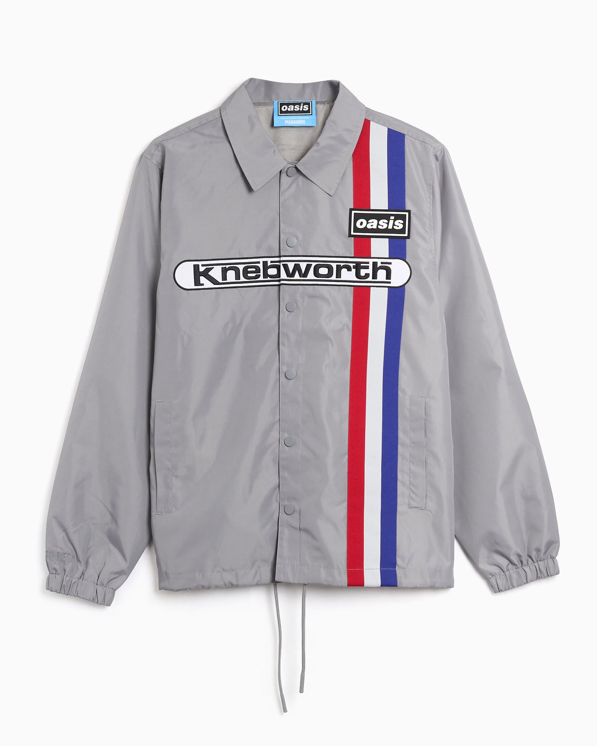 Chaqueta ligera con logo Pleasures x Oasis Supersonic para hombre