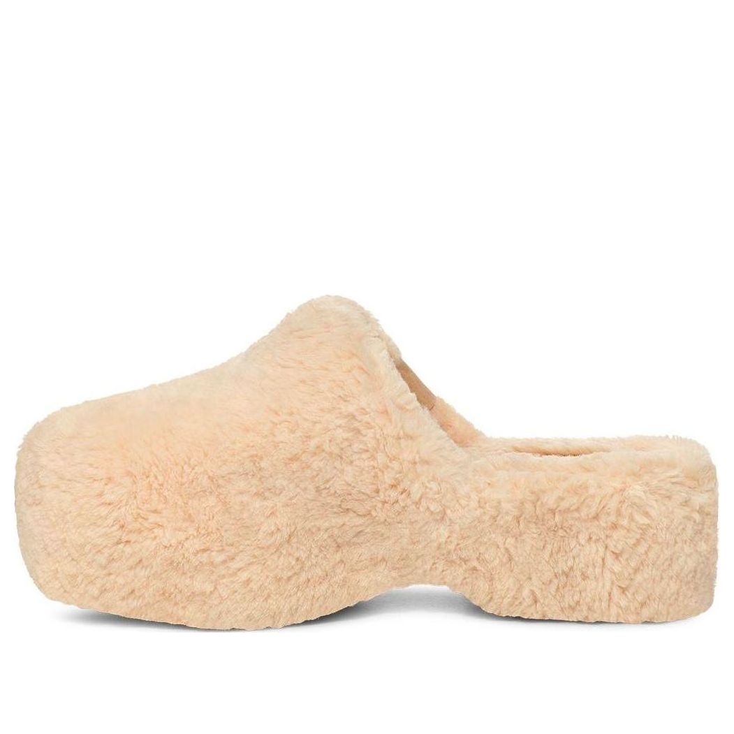 (WMNS) UGG Fuzz Sugar Clog 'Natural' 1130950-NAT