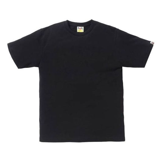 Men's BAPE Forest Pattern Short Sleeve Black 0ZXTEM110070C
