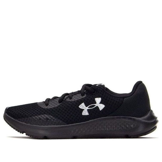 (WMNS) Under Armour Charged Pursuit 3 Running Shoes 'Black' 3024889-003