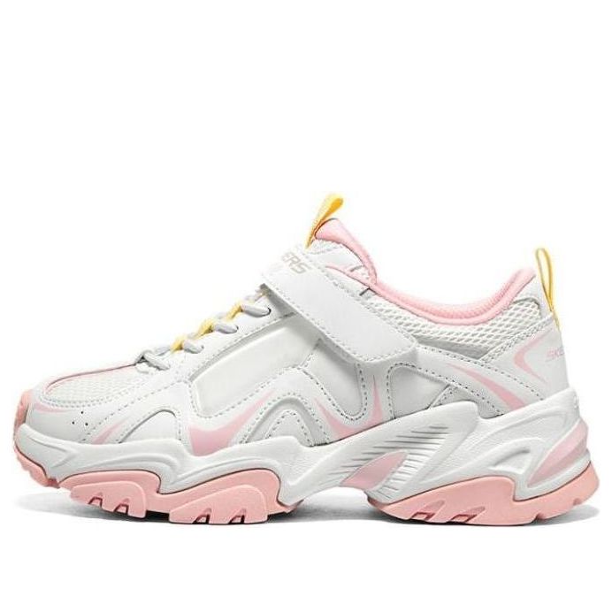 (GS) Skechers Stamina V2 'White Pink' 319023L-WLPK