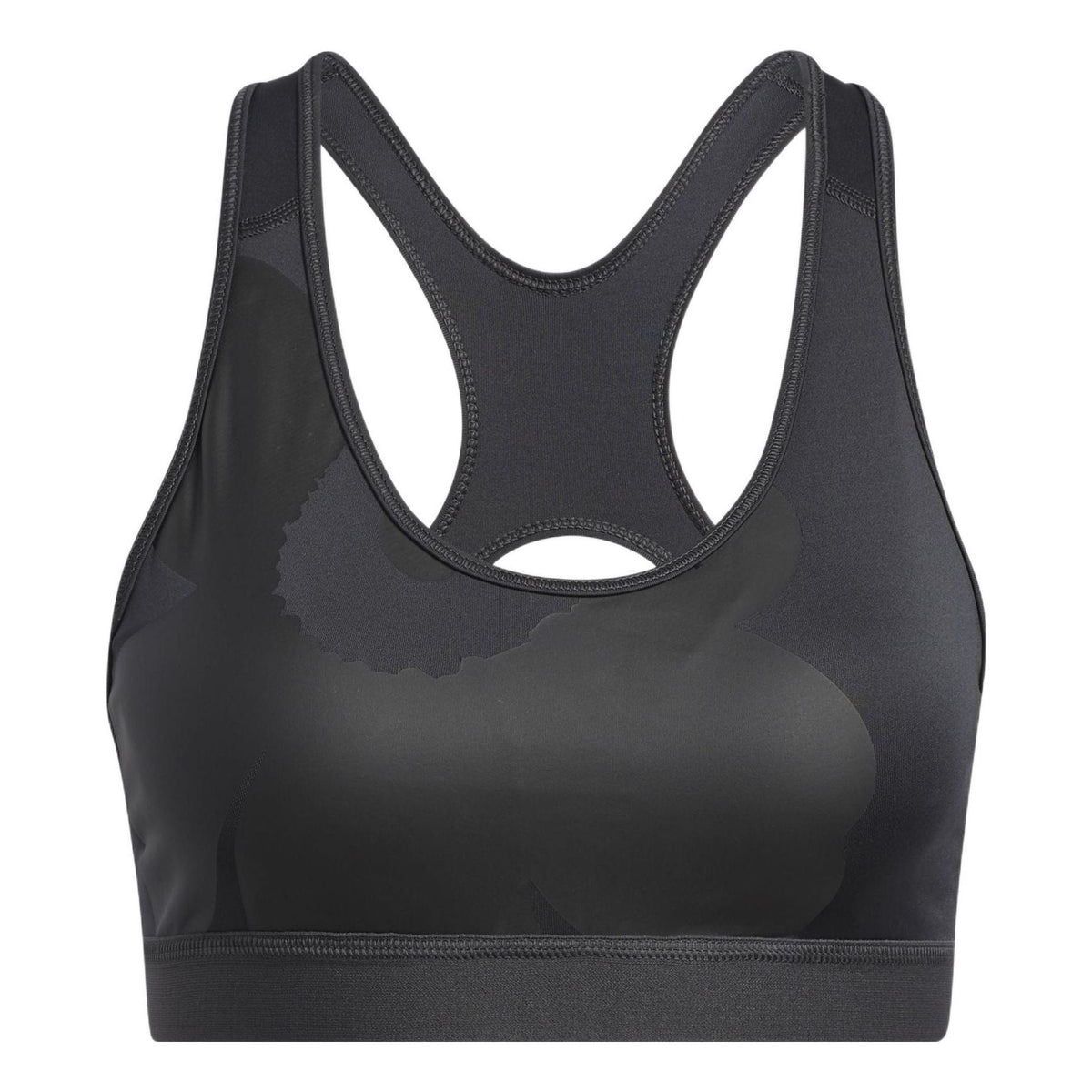 (WMNS) adidas x Marimekko Believe This Medium-Support Bra Asia Sizing 'Black' HA3376
