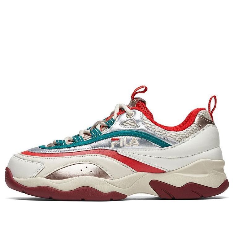 (WMNS) FILA Ray VNTGLow Running Shoes GS White/Silver F12W011104FWS