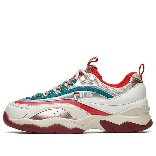 (WMNS) FILA Ray VNTGLow Running Shoes GS White/Silver F12W011104FWS