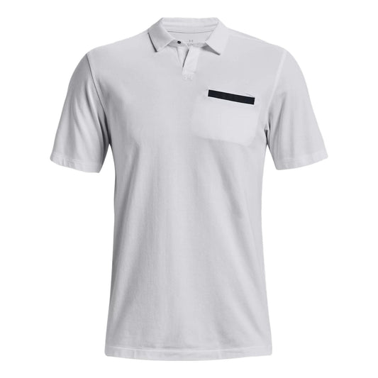 Under Armour Vanish Snap Polo Shirt 'White' 1373690-100