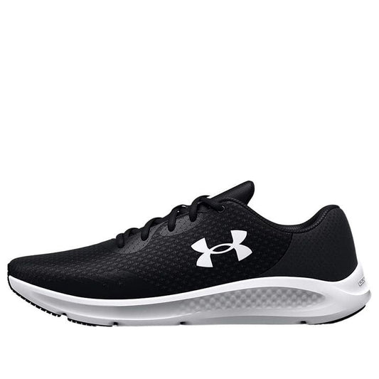 Under Armour Charged Pursuit 3 4E Wide 'Black White' 3025801-001