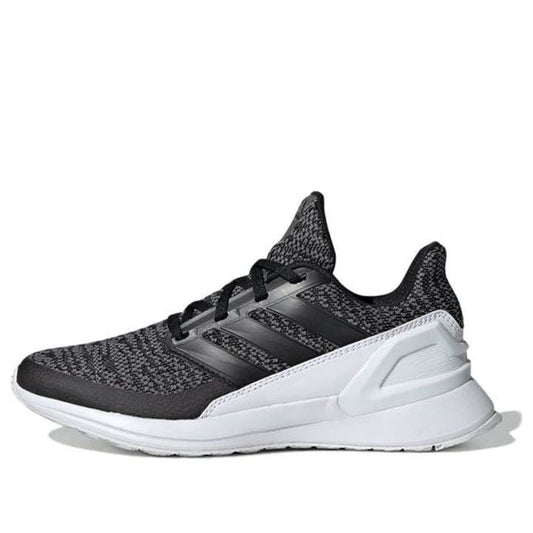(GS) adidas RapidaRun Knit J 'Black' D97002