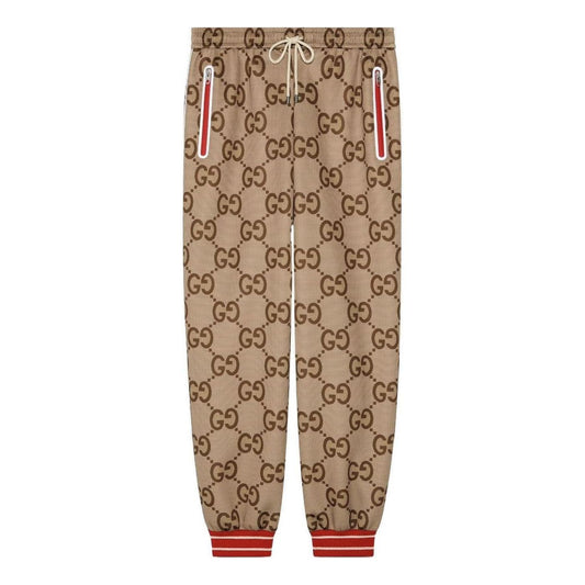 Gucci 2000 Jumbo GG Track Pants 'Beige Ebony' 676473-XJDXI-2270
