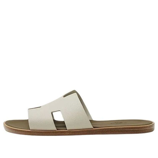 (WMNS) HERMES Izmir Sandal 'Beige Glaise Vert Toundra' H221824Z-HF8