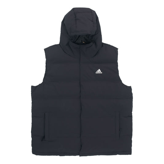 adidas Helionic Hooded Down Vests 'Black' HG6277