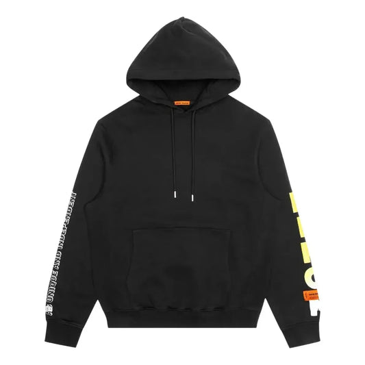 HERON PRESTON Skull Hoodie 'Off Black' HMBB004F198080150488