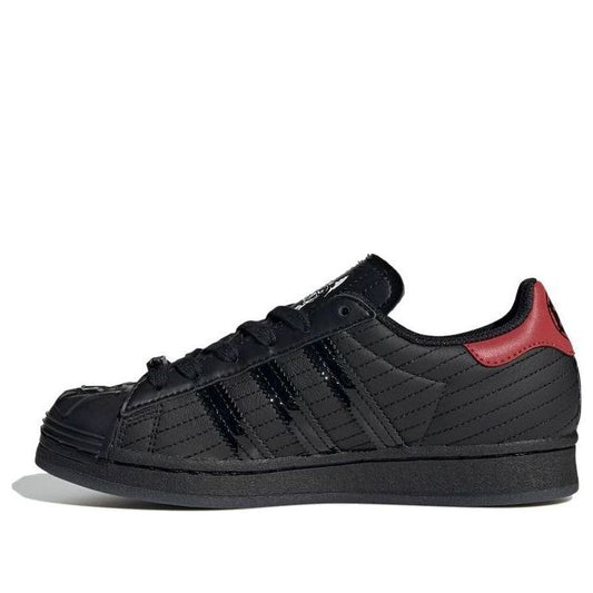 (GS) adidas x Star War Superstar J 'Black Red' FY0130