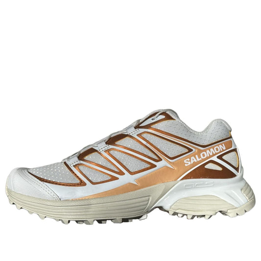 SALOMON XT-Pathway Metallic Sneakers 'White Ftw Copper Almond Milk' 474389