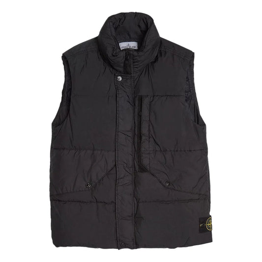 STONE ISLAND Crinkle Reps Down Vest 'Black' 7915G0423-V0029