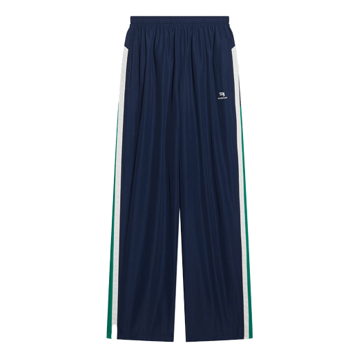 Balenciaga Sporty B Tracksuit Pants 'Dark Blue Green White' 675491TKO484063