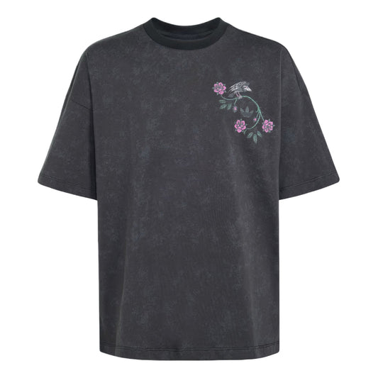 (GS) adidas x Disney Villains Oversized Washed GFX T-Shirt Asia Sizing 'Black' KQ6083