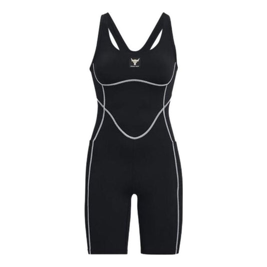 (WMNS) Under Armour Project Rock Bodysuit 'Black' 1377464-001