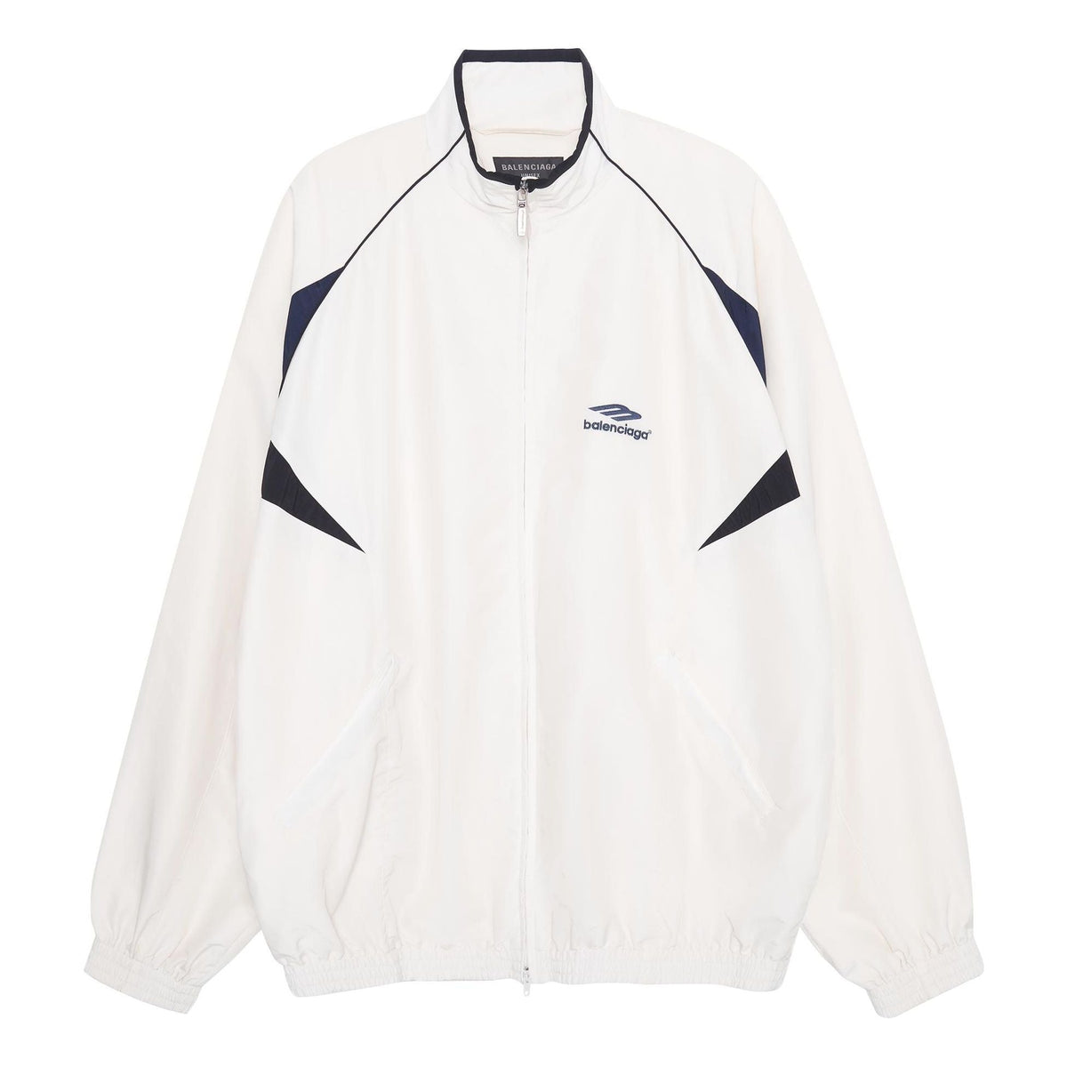 Balenciaga 3B Sports Icon Medium Fit Tracksuit Jacket 'White' 746483TOO489000