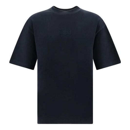 Balenciaga BB Paris Icon T-Shirt Medium Fit 'Washed Black' 612966TMVG78190