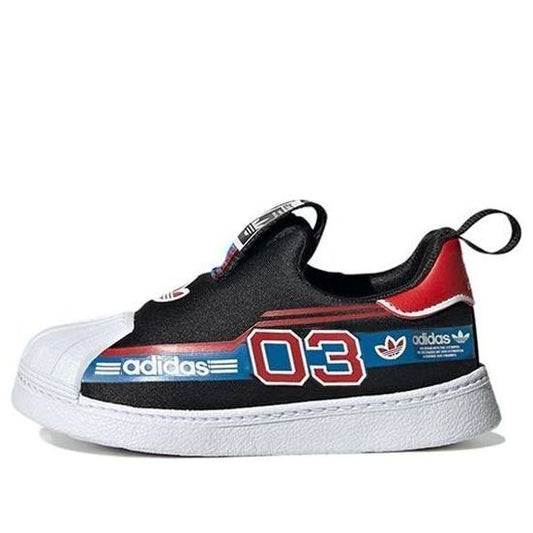 (TD) adidas Originals Superstar 360 Shoes 'Core Black Vivid Red' HQ4076